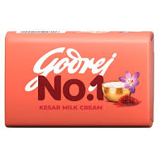 Godrej No.1 Kesar and Milk Cream Bath Soap 150 GM