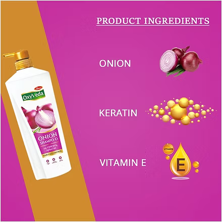Oxyveda Onion Shampo 650ml