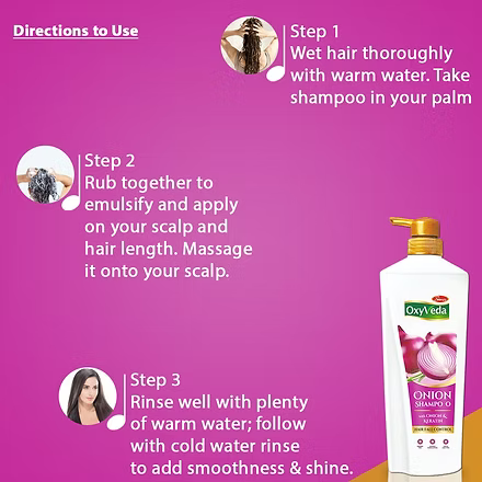 Oxyveda Onion Shampo 650ml